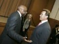 Governor Arnold Schwarzenegger with former San Francisco Mayor Willie Brown