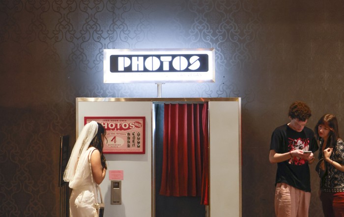 analog film photobooth at The Cosmopolitan Las Vegas