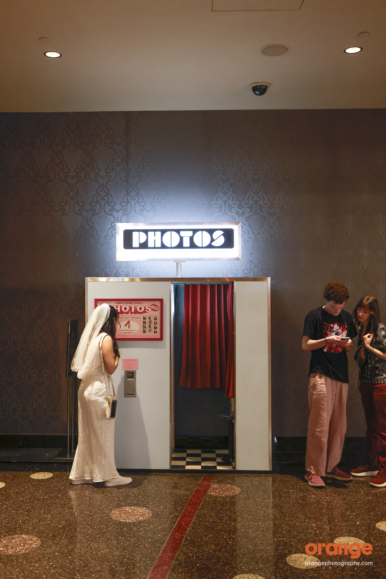 analog film photobooth at The Cosmopolitan Las Vegas