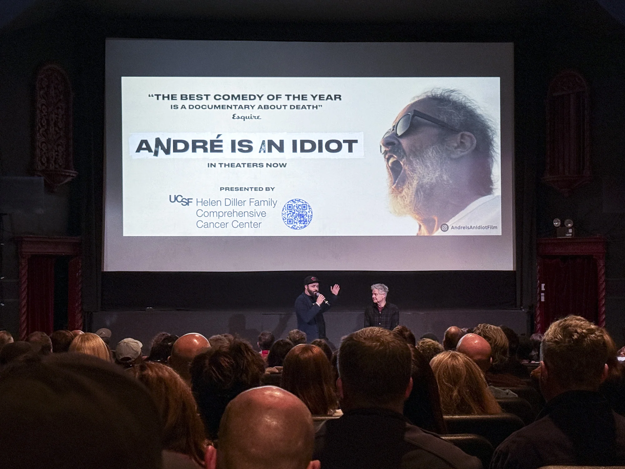 Tony Benna at the Andre is an Idiot SF Premiere at The Roxie