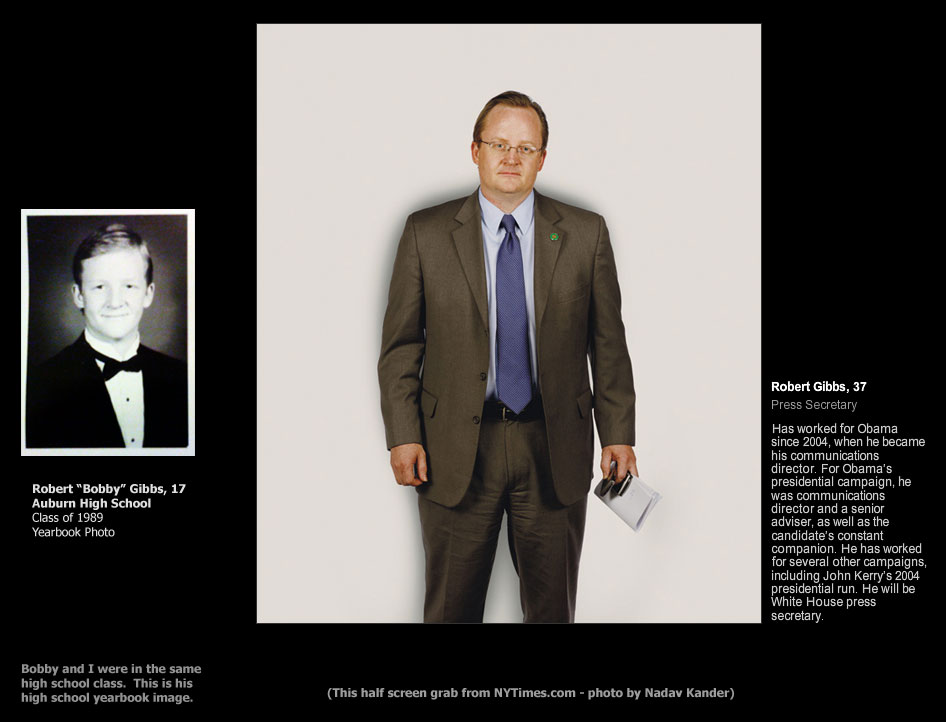 Press Secretary Robert Gibbs