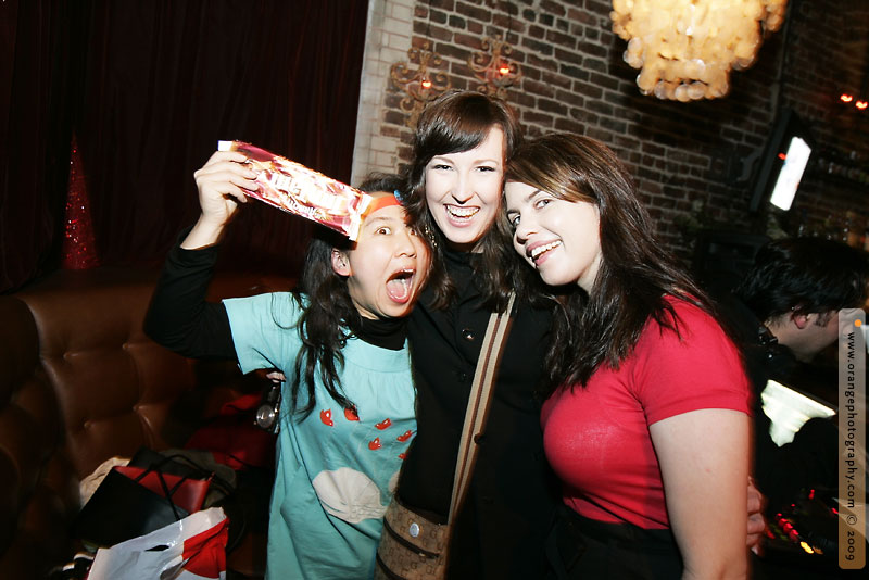 Yiying Lu, Morgan Sherwood and Kara Murphy at Fail Party 2