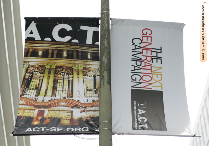 ACT banners in Union Square?