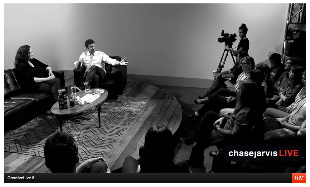 chase jarvis LIVE with @swissmiss – passion projects!